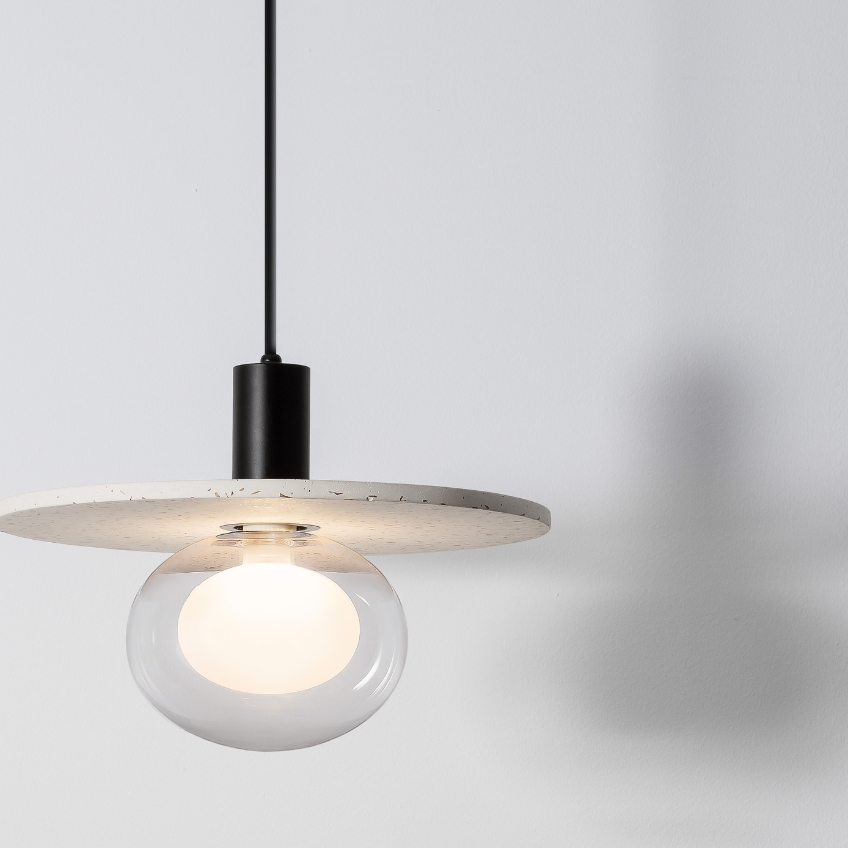 Béžové závěsné světlo Nova Luce Vrahos 29,5 cm