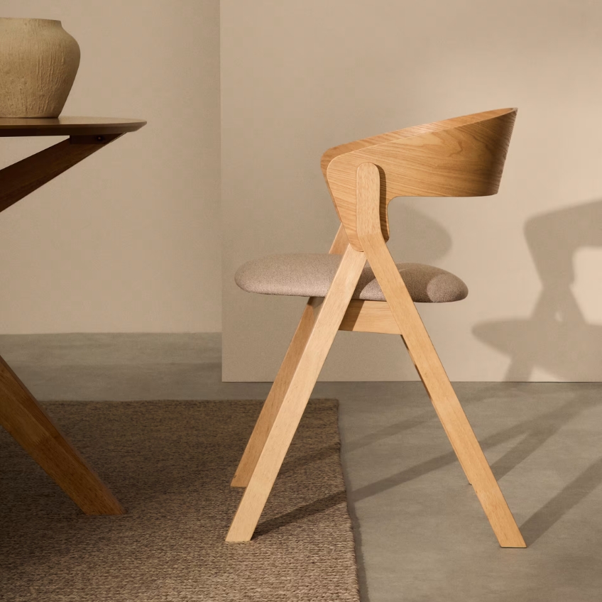 Dřevěná jídelní židle Kave Home Godia