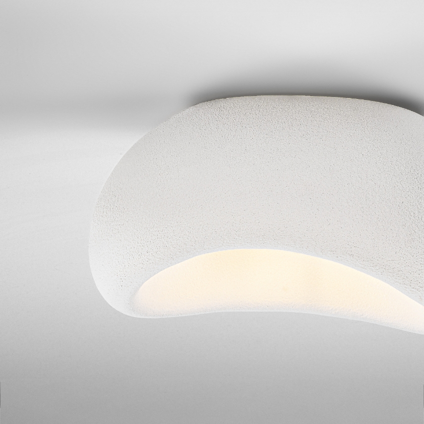 Bílé stropní světlo Nova Luce Lefko 50 cm