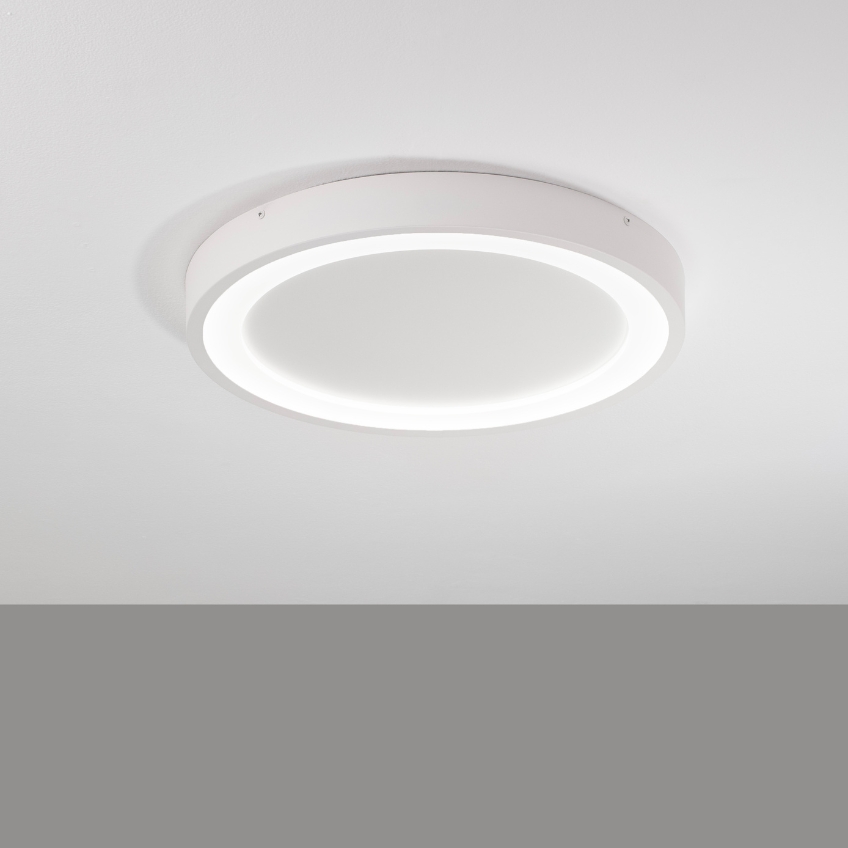 Bílé kovové stropní LED světlo Nova Luce Nodi 45 cm