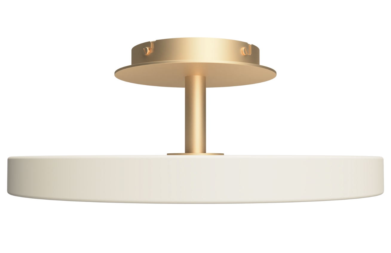 Bílé kovové stropní LED světlo Asteria Up 43 cm