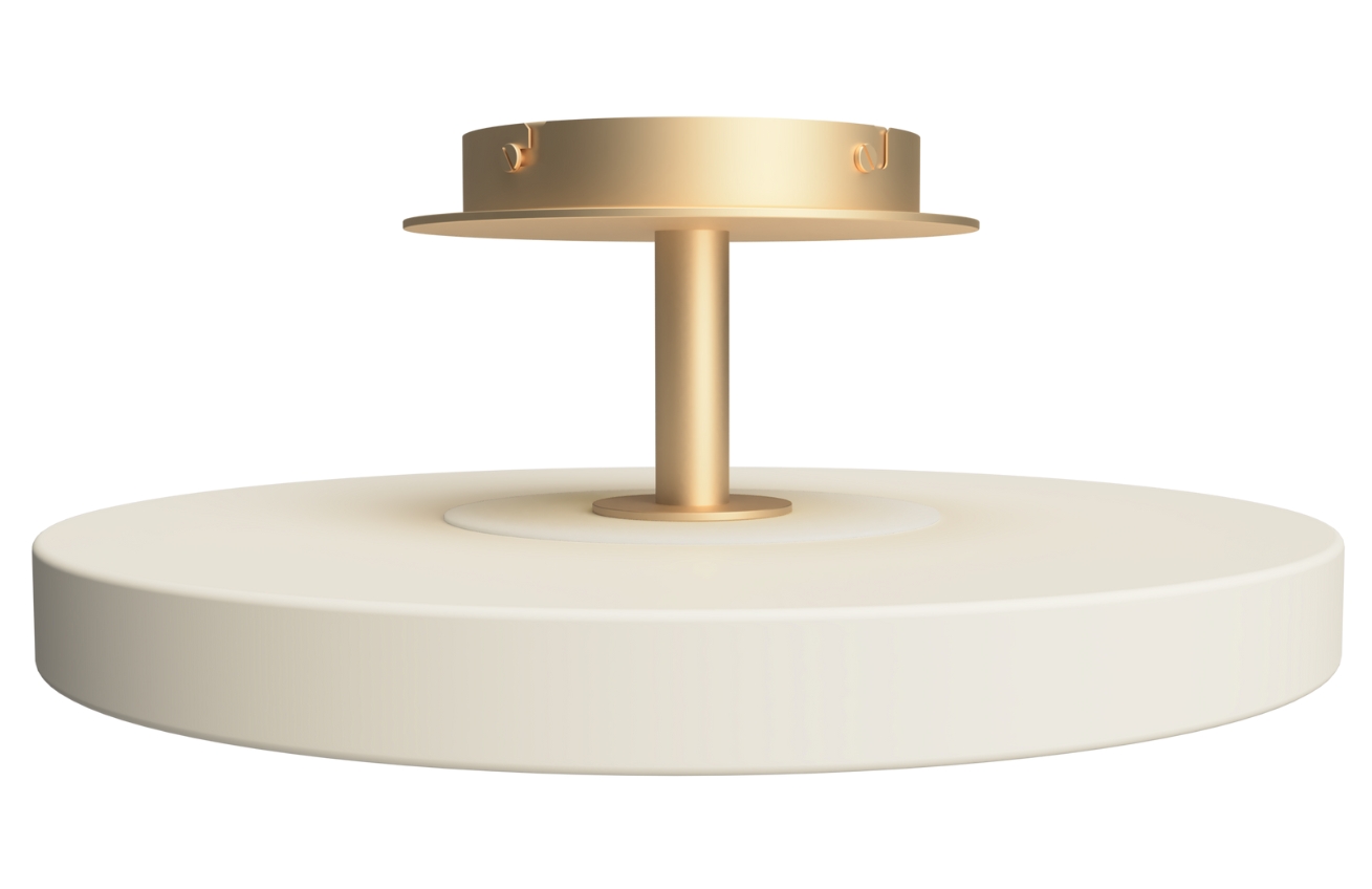 Bílé kovové stropní LED světlo Asteria Up 43 cm