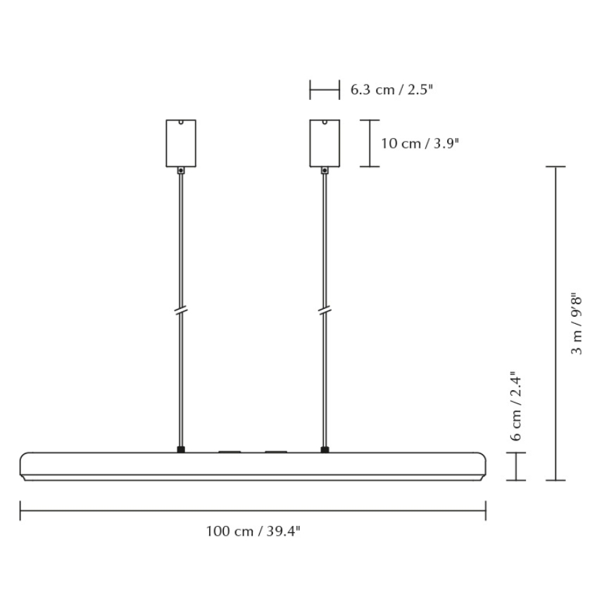 Bílo-zlaté kovové závěsné LED světlo Hazel Branch 100 cm