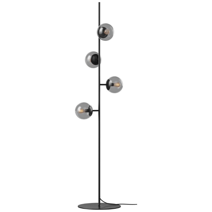 Bolia Černá kovová stojací lampa Orb 162,5 cm