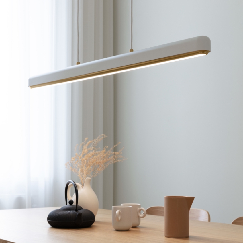 Bílo-zlaté kovové závěsné LED světlo Hazel Branch 150 cm -fv-interier-25