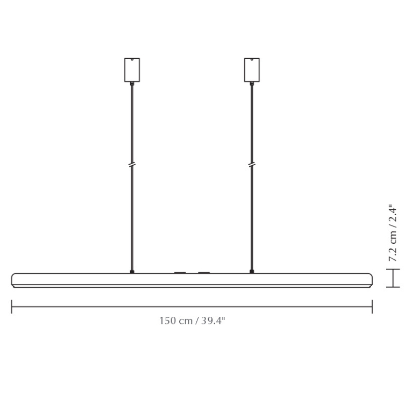 Bílo-zlaté kovové závěsné LED světlo Hazel Branch 150 cm