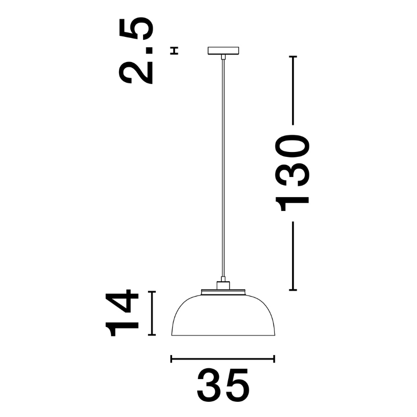 Černo-zlaté kovové závěsné světlo Nova Luce Sqube 35 cm