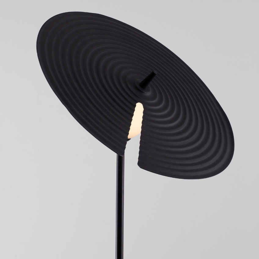 Černobílá stojací lampa Nova Luce Reflet 162 cm