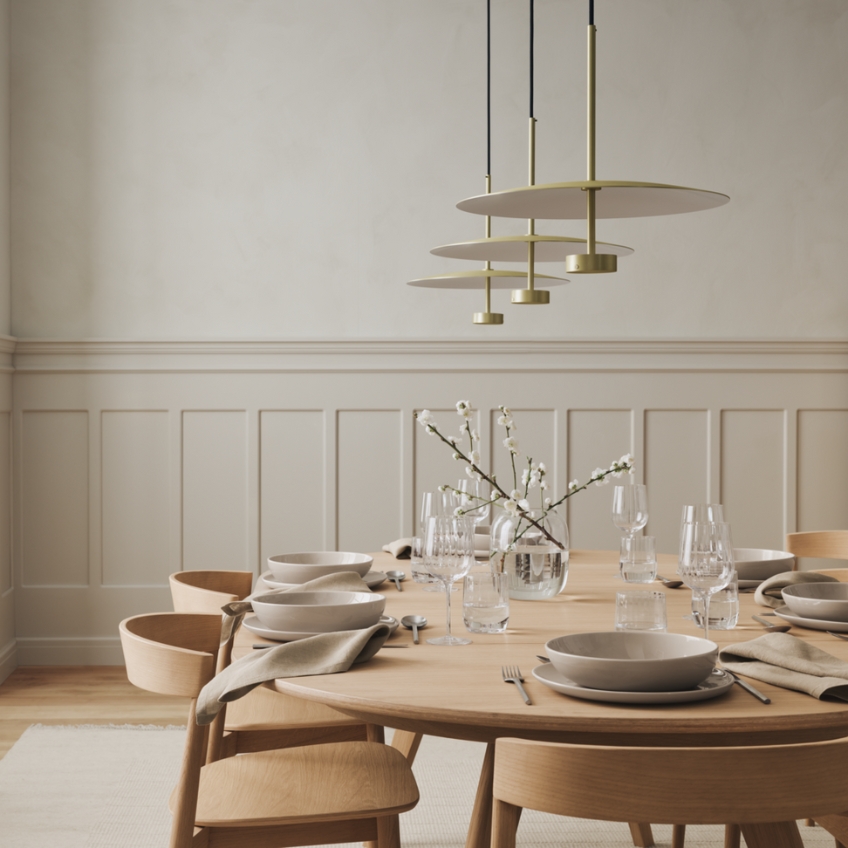 Černé kovové závěsné LED světlo Reflection 40 cm -fv-interier-25