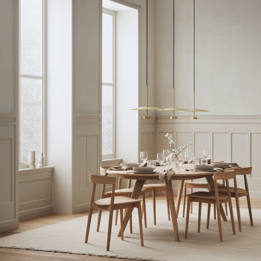 Černé kovové závěsné LED světlo Reflection 40 cm -fv-interier-25