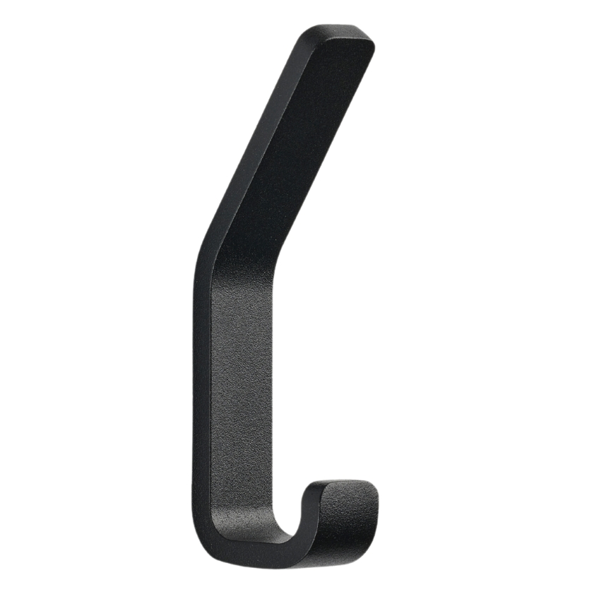 Zone Denmark Černý kovový háček Rim 11,5 cm