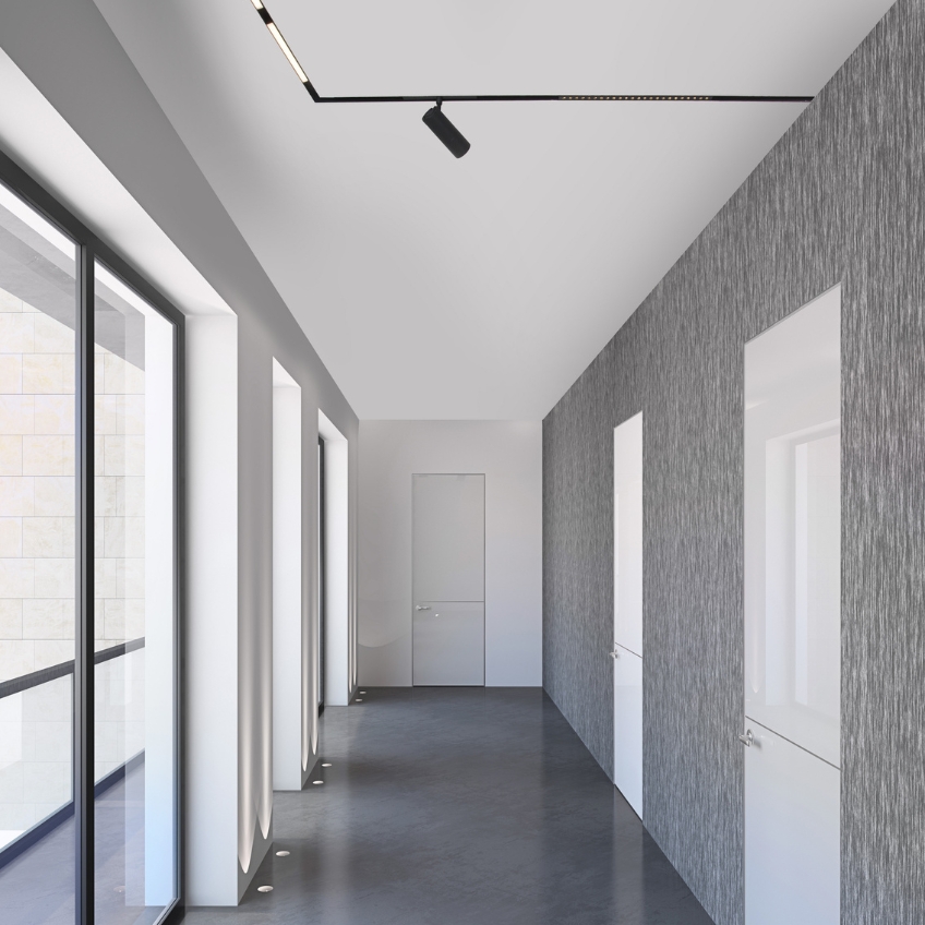 Černé kovové LED světlo do magnetické lišty Nova Luce Lod II. 24,5 cm -fv-interier-25