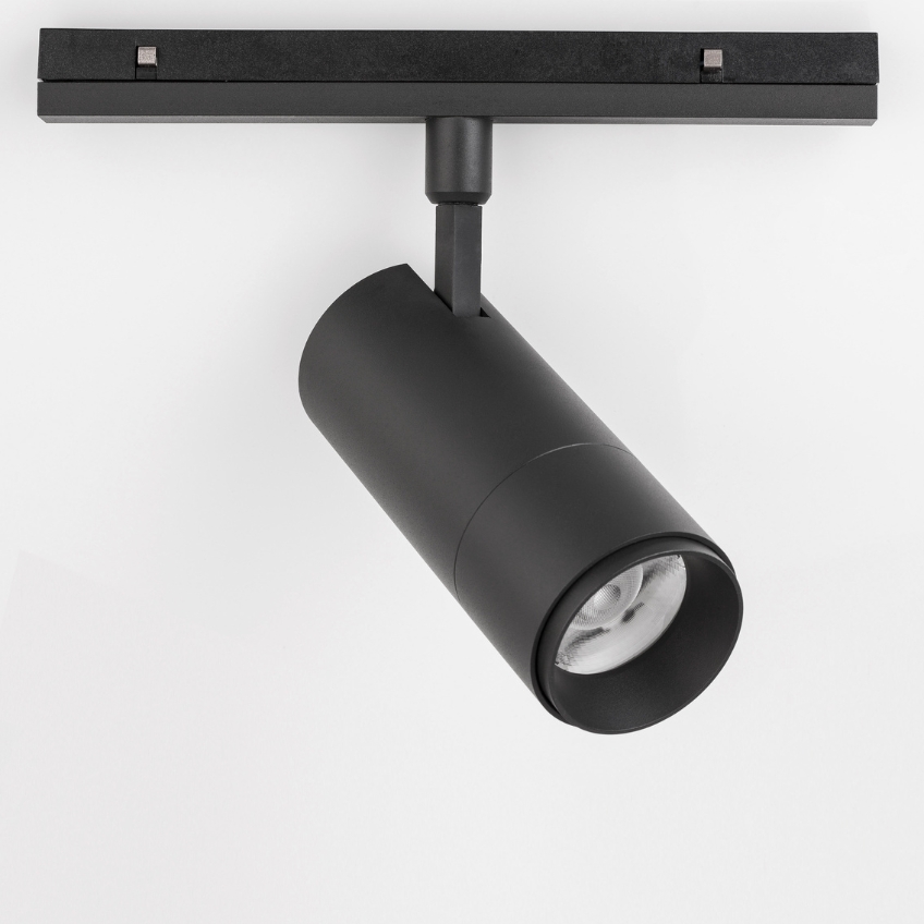 Černé kovové LED světlo do magnetické lišty Nova Luce Lod II. 24,5 cm