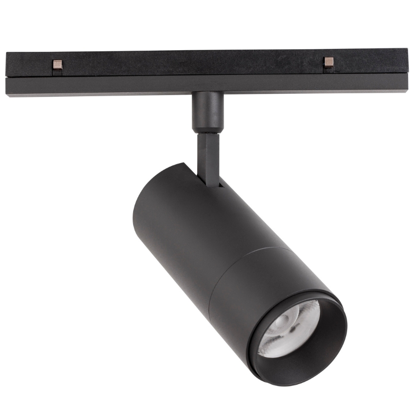 Černé kovové LED světlo do magnetické lišty Nova Luce Lod II. 24,5 cm