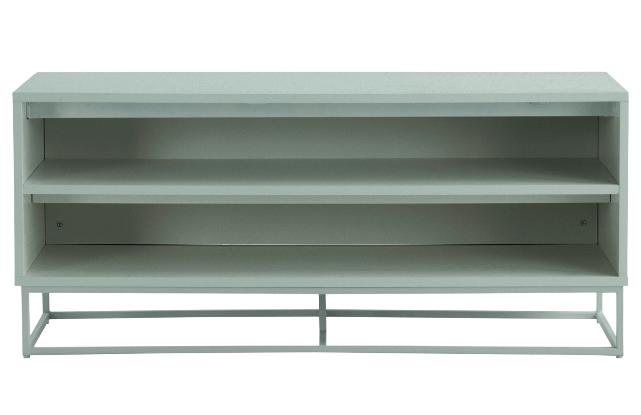 Zelený lakovaný botník LYCKEBY 120 x 40 cm