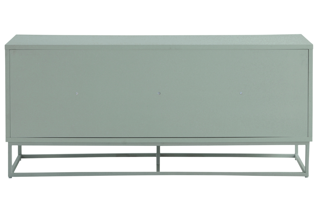 Zelený lakovaný botník LYCKEBY 120 x 40 cm