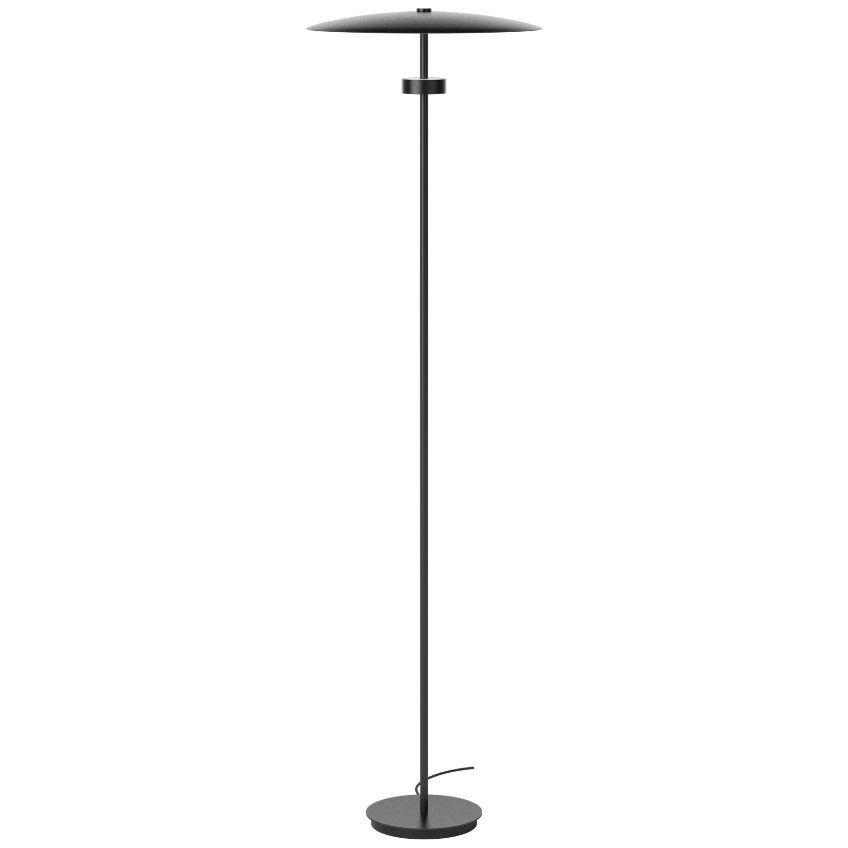 Bolia Černá kovová stojací LED lampa Reflection 140,5 cm