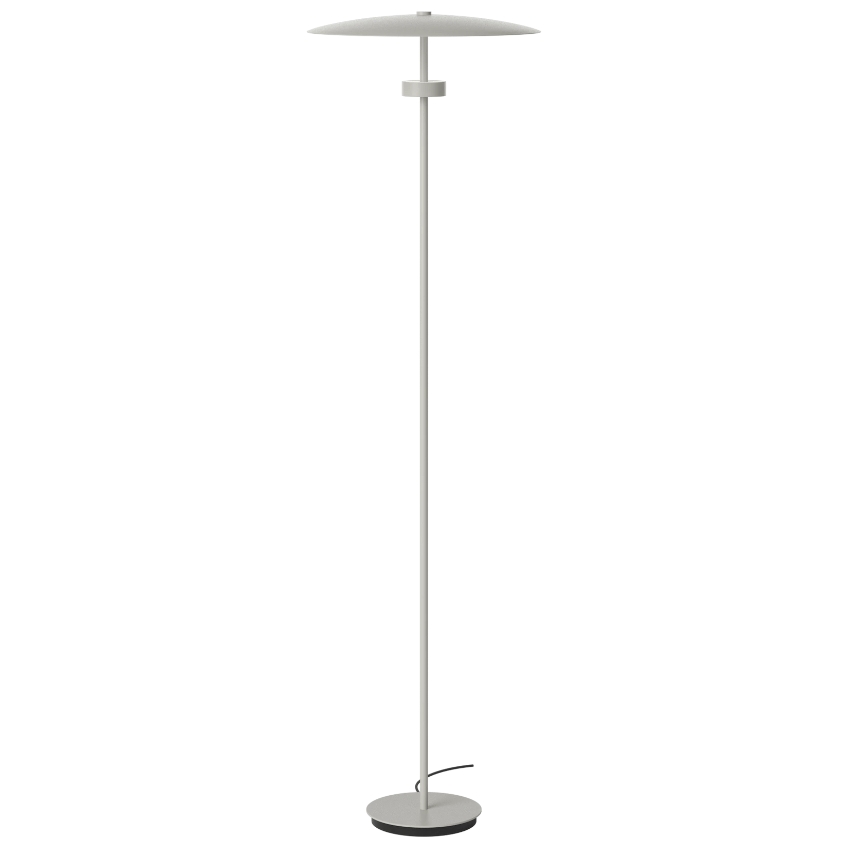 Bolia Šedá kovová stojací LED lampa Reflection 140,5 cm