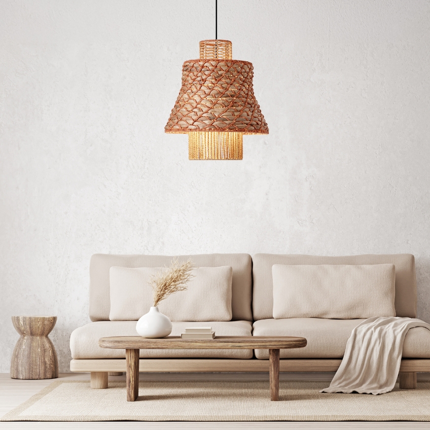 Oranžové závěsné světlo Nova Luce Mande 40 cm