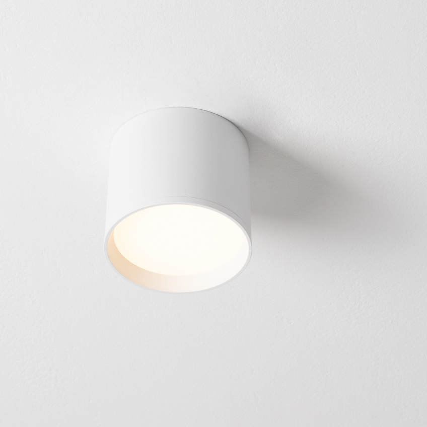 Bílé kovové bodové LED světlo Nova Luce Ziaza 10 cm