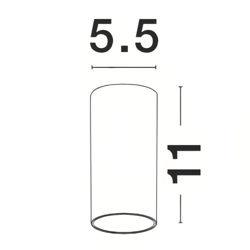 Černé kovové bodové venkovní LED světlo Nova Luce Ceci 11 x 5,5 cm