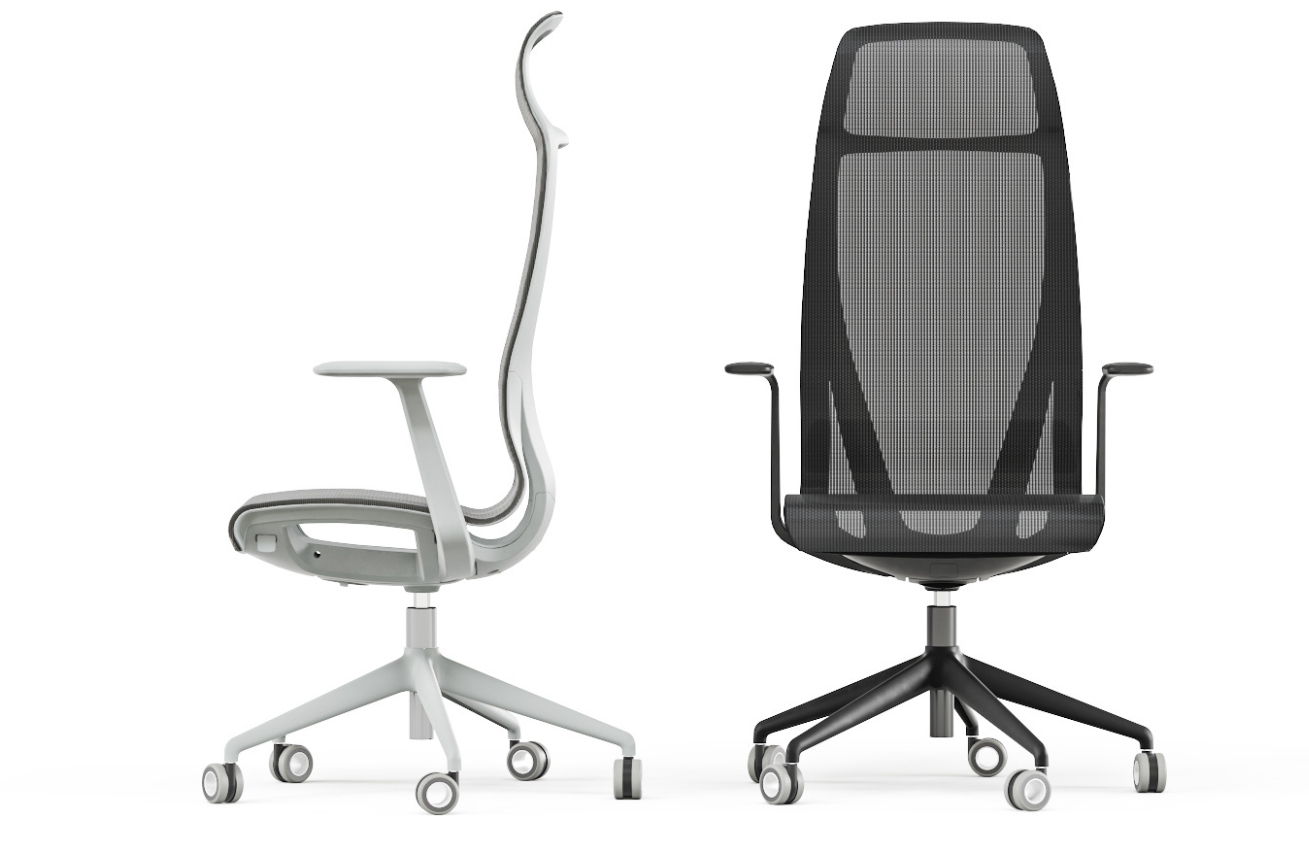 Narbutas Vyšší zelená kancelářská židle D-CHAIR