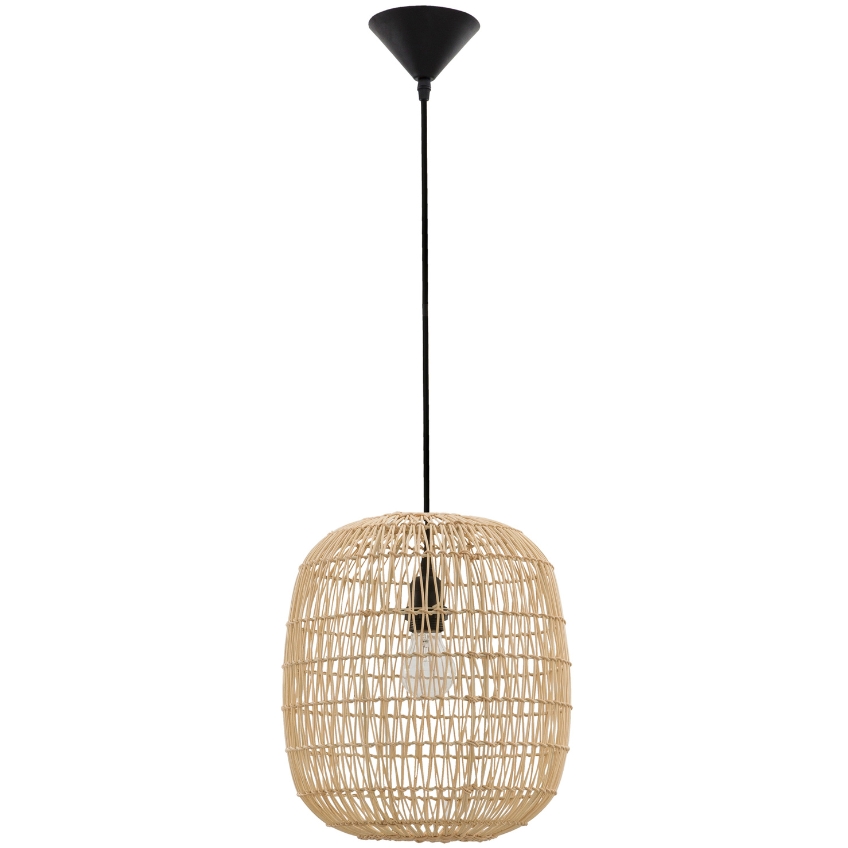 Ratanové závěsné světlo Nova Luce Melody 30,5 cm