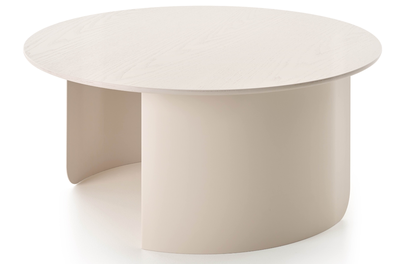 FEST Amsterdam Pískově hnědý lakovaný konferenční stolek Plateau 75 cm