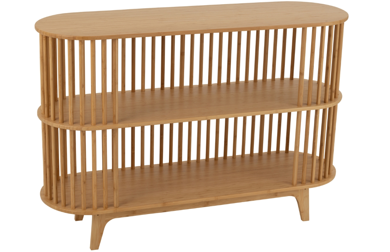Dřevěná komoda J-line Bamari 120 x 37 cm