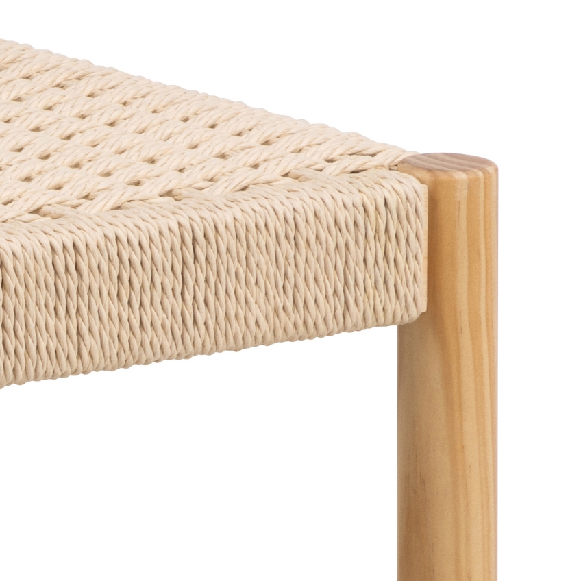 Scandi Dřevěná lavice Alsona 80 cm