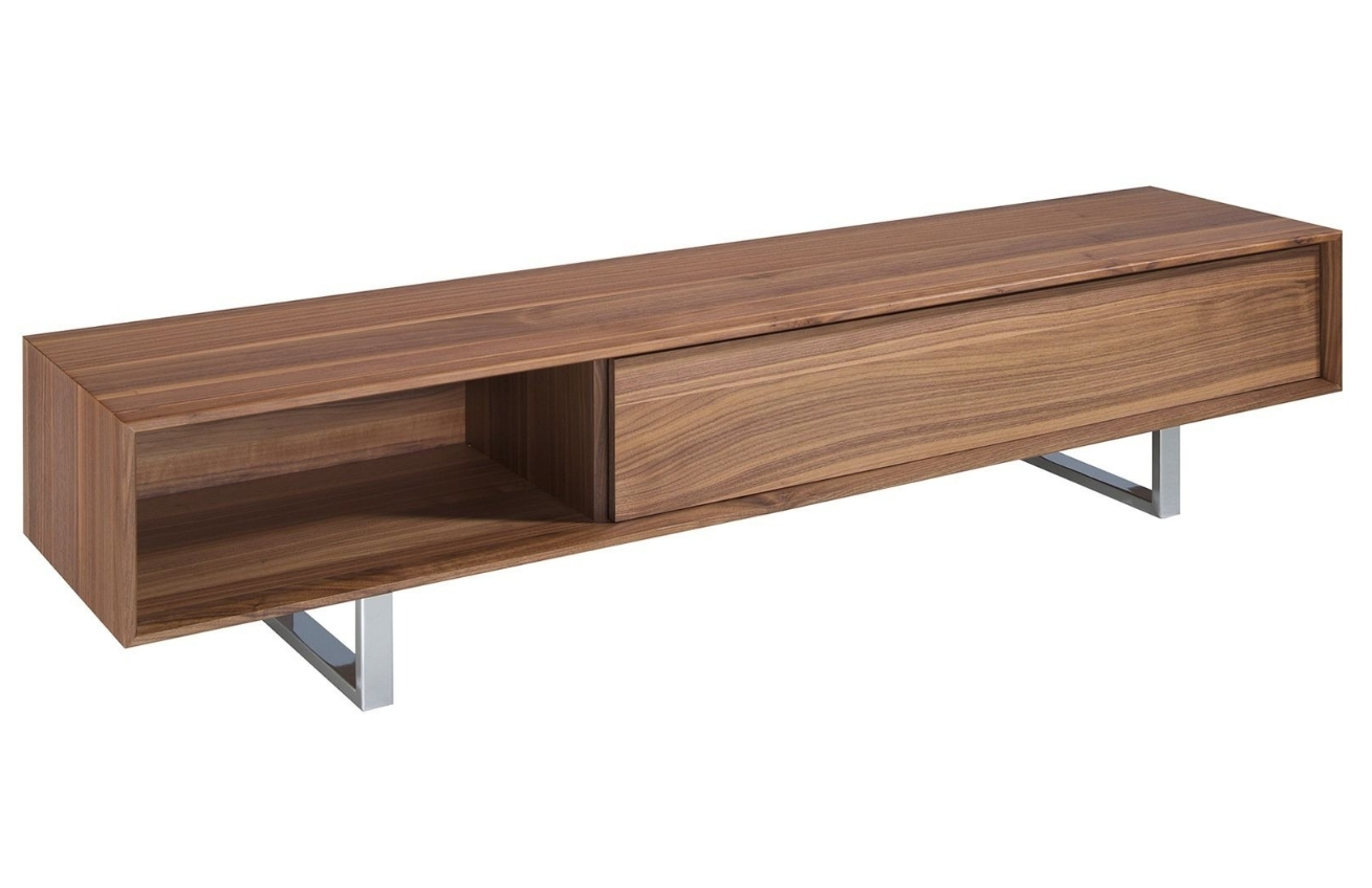 Ořechový TV stolek Angel Cerdá No. 3043, 180 x 44 cm