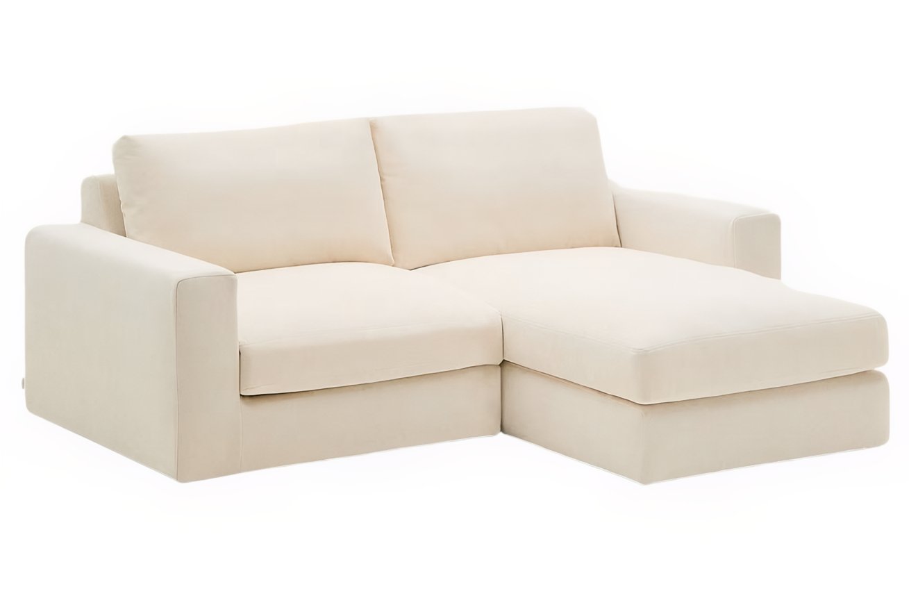 Béžová modulární rohová pohovka Kave Home Alea 220 cm, pravá