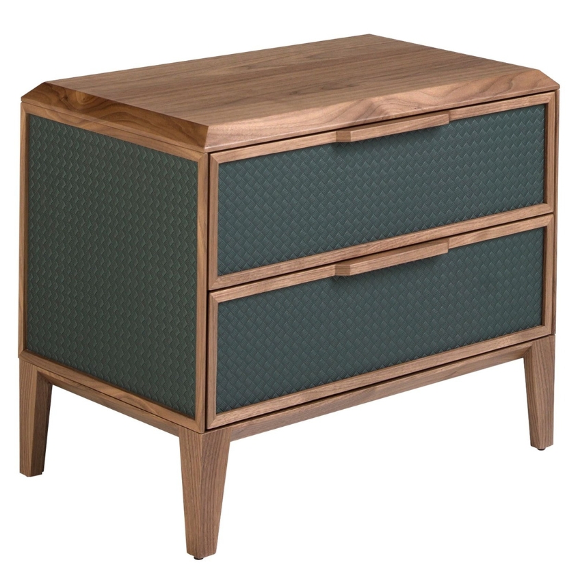 Ořechový noční stolek Angel Cerdá No. 7149, 60 x 40 cm