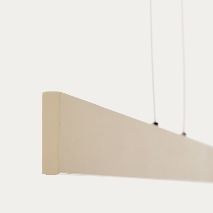 Béžové závěsné LED světlo Kave Home Boadella 101 cm