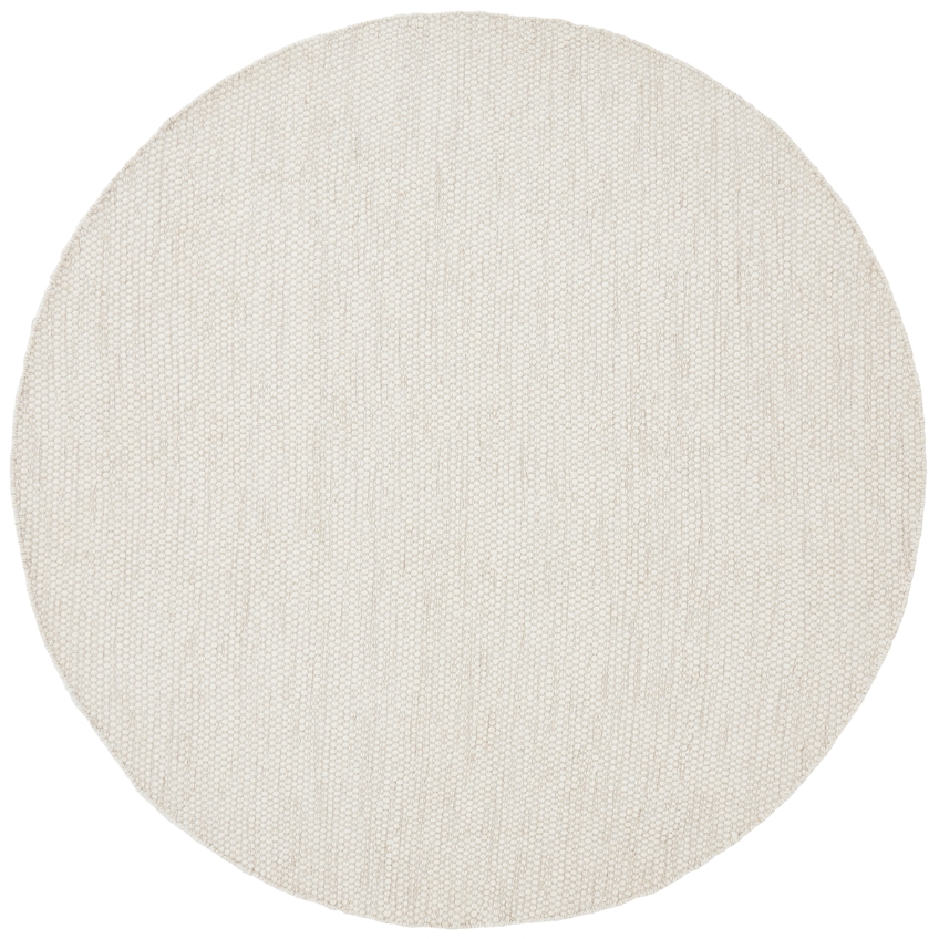 Jotex Kr&eacute;mově b&iacute;l&yacute; kulat&yacute; koberec ZIGGY 160 cm