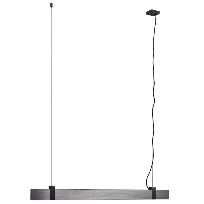 Nordlux Šedé kovové závěsné LED světlo Lilt 115 cm