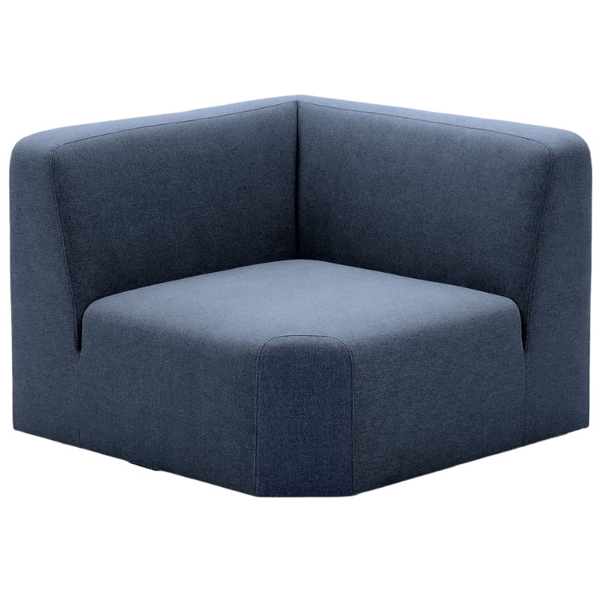 Tmavě modr&yacute; rohov&yacute; modul Kave Home Neom 89 x 89 cm