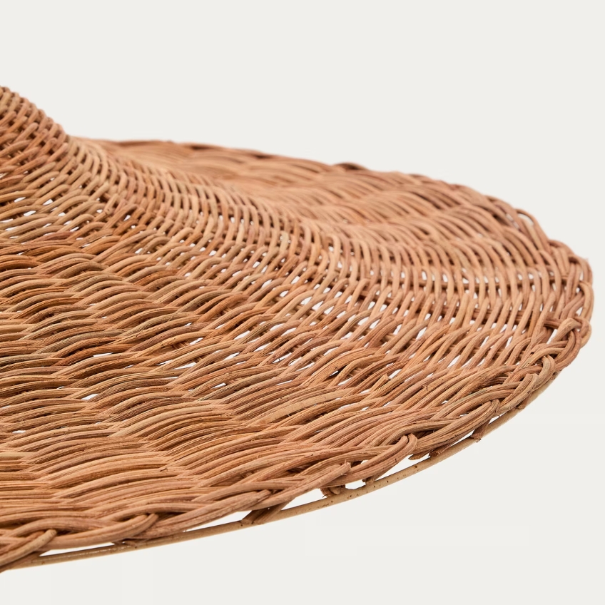 Ratanové stínidlo Kave Home Bladia 90 cm
