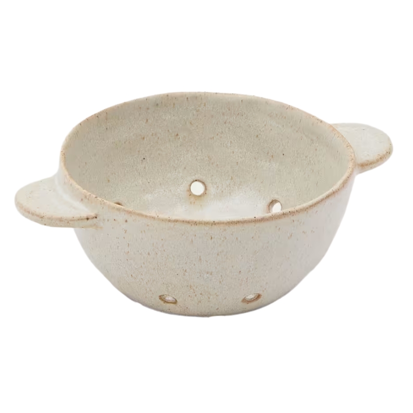 Béžové keramické sítko Kave Home Zunel 12,8 cm