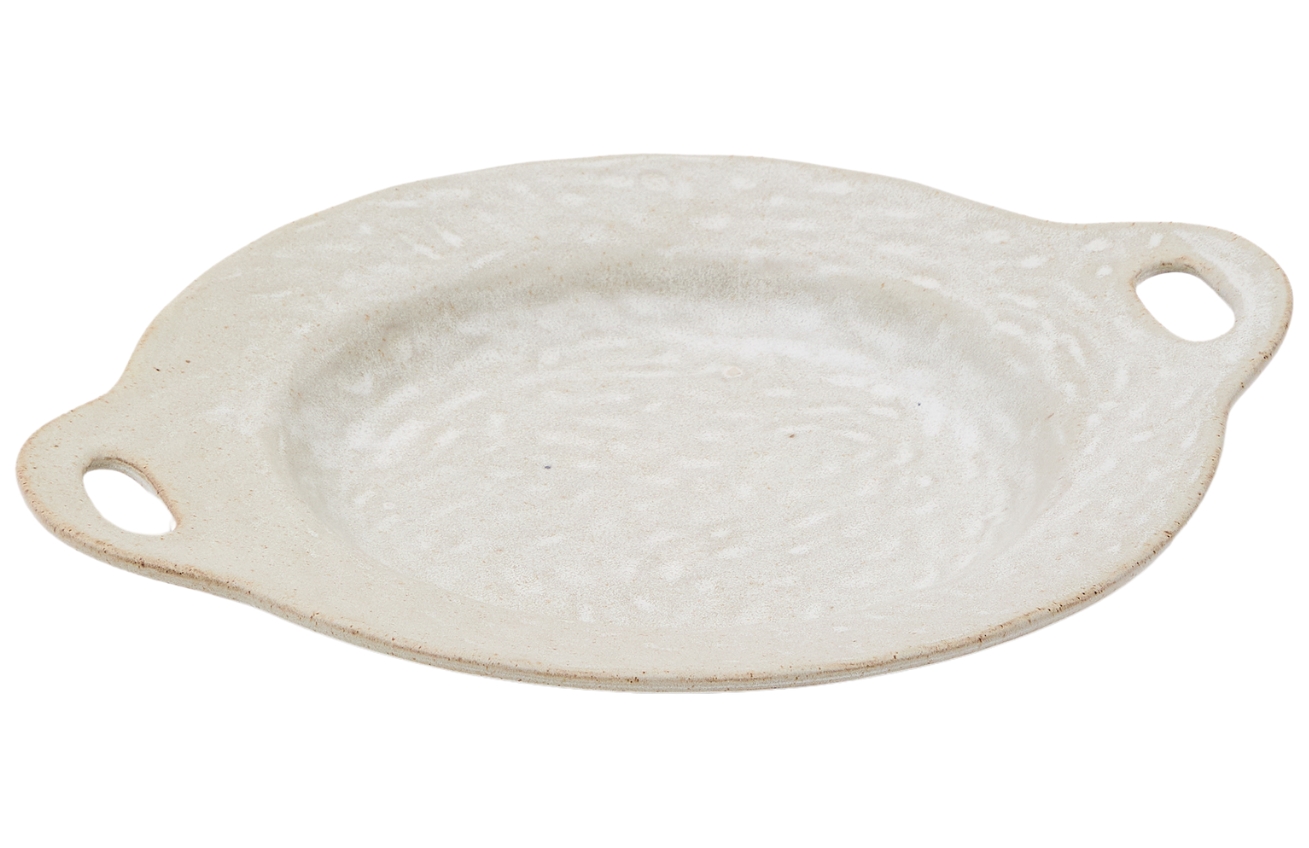Béžový keramický talíř Kave Home Zunel 27,8 cm