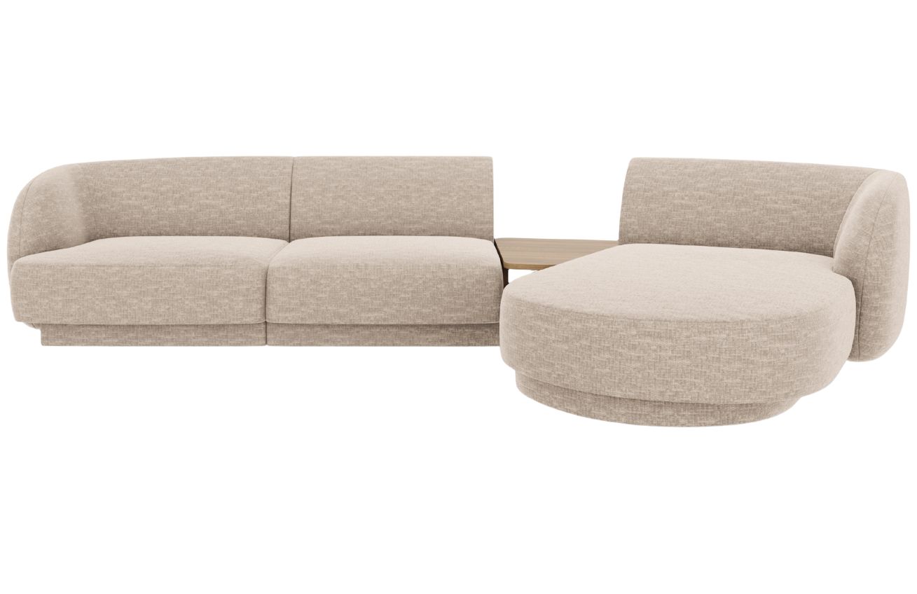 Micadoni Rohová pohovka Miley 303 cm, pravá