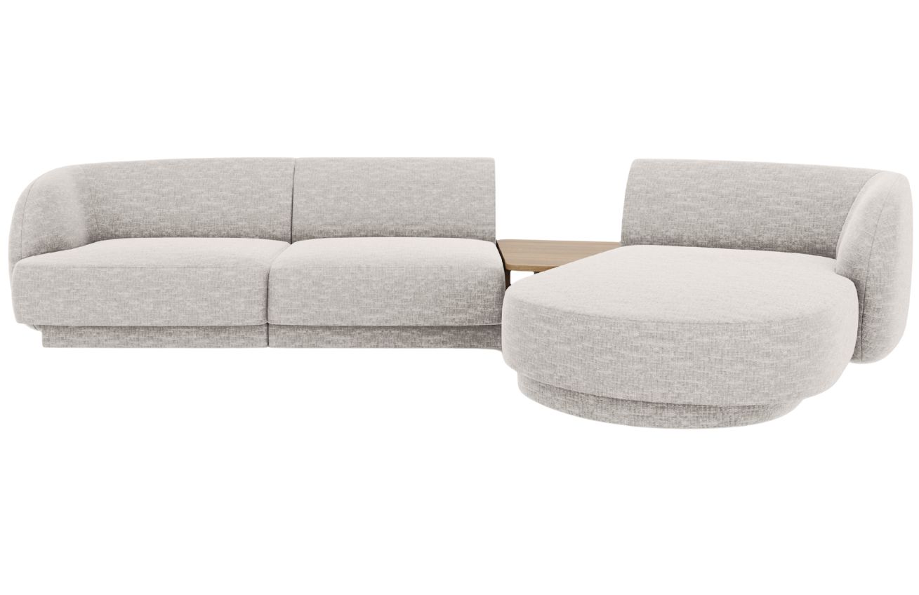 Micadoni Rohová pohovka Miley 303 cm, pravá