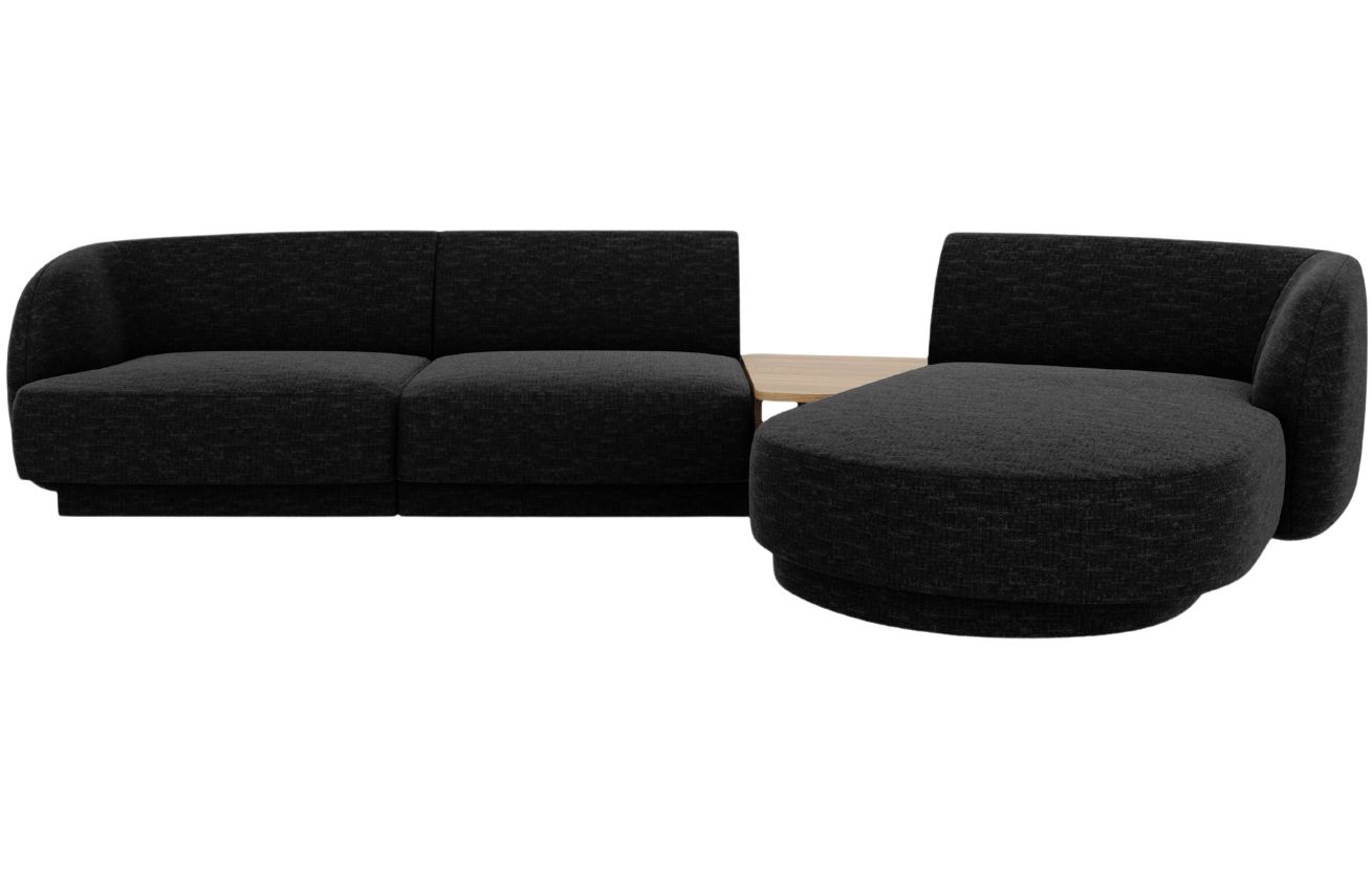 Micadoni Rohová pohovka Miley 303 cm, pravá