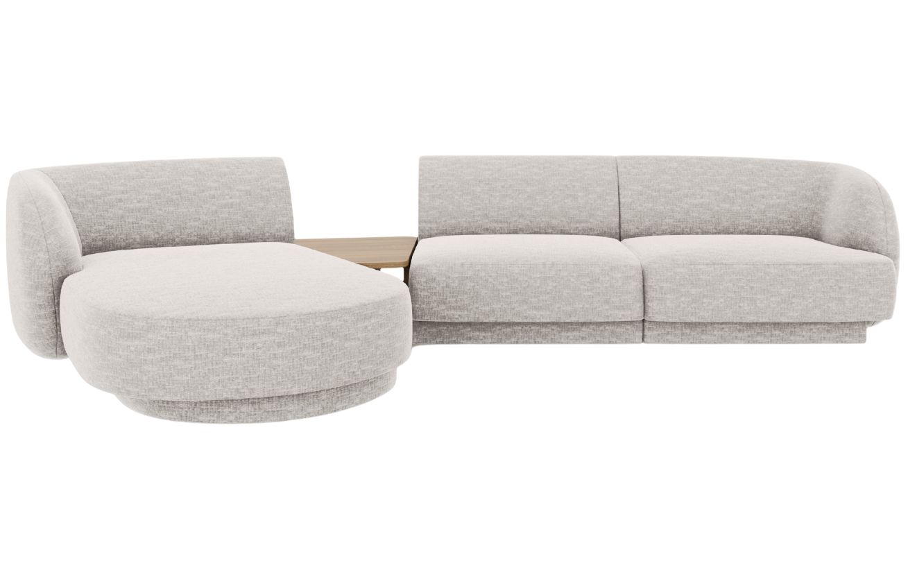 Micadoni Rohová pohovka Miley 303 cm, levá