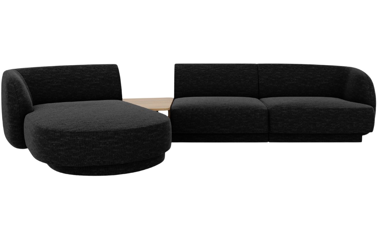 Micadoni Rohová pohovka Miley 303 cm, levá