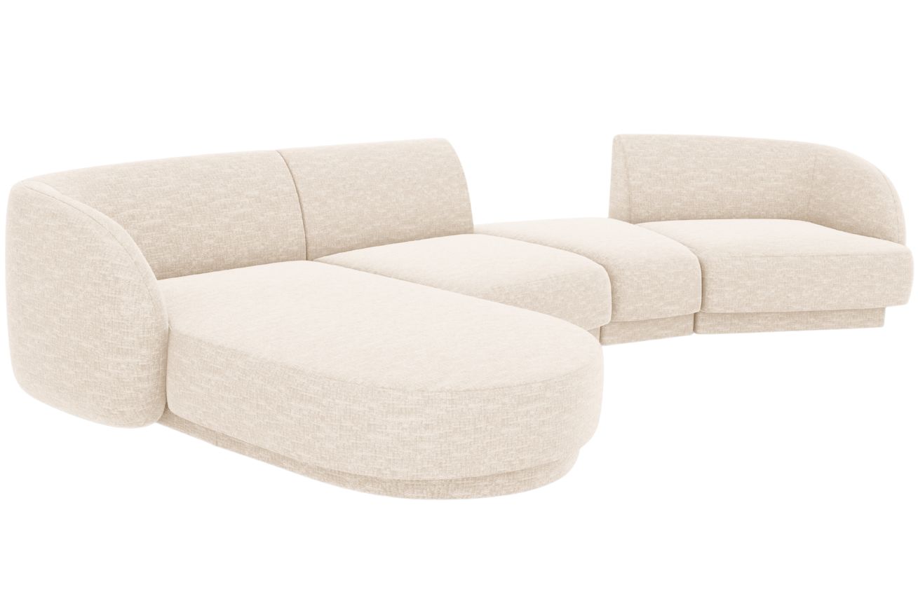 Micadoni Rohová pohovka Miley 325 cm, levá