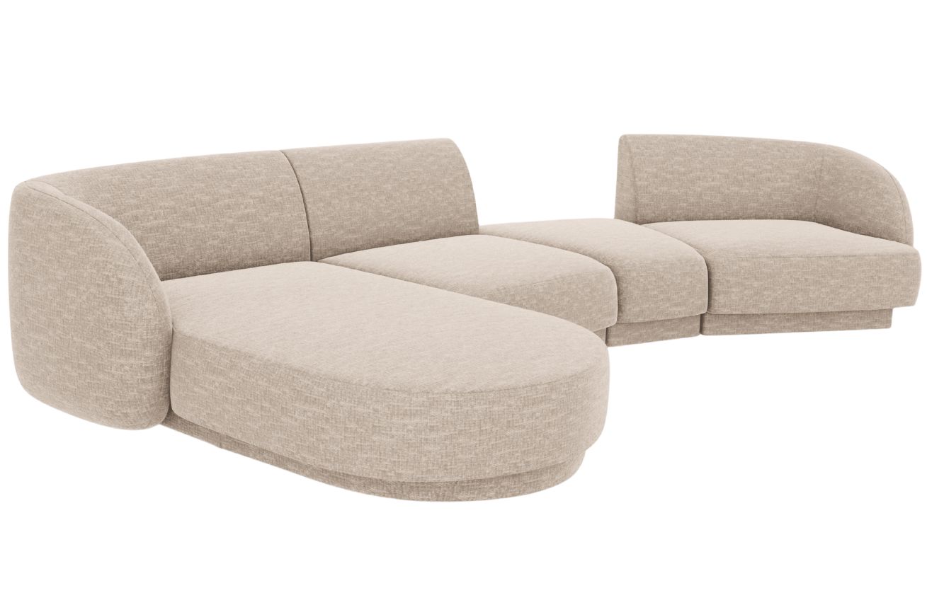 Micadoni Rohová pohovka Miley 325 cm, levá