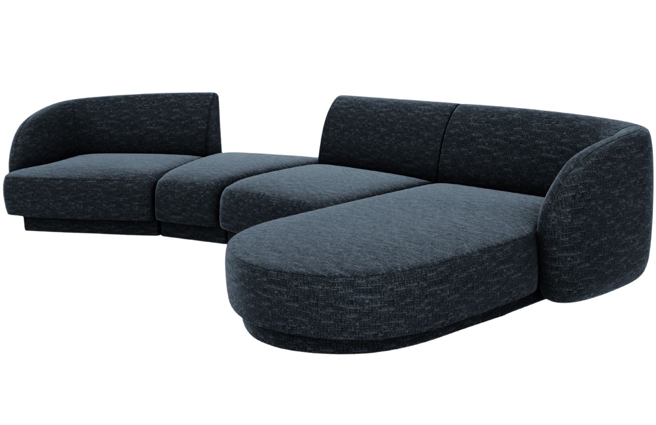 Micadoni Rohová pohovka Miley 325 cm, pravá