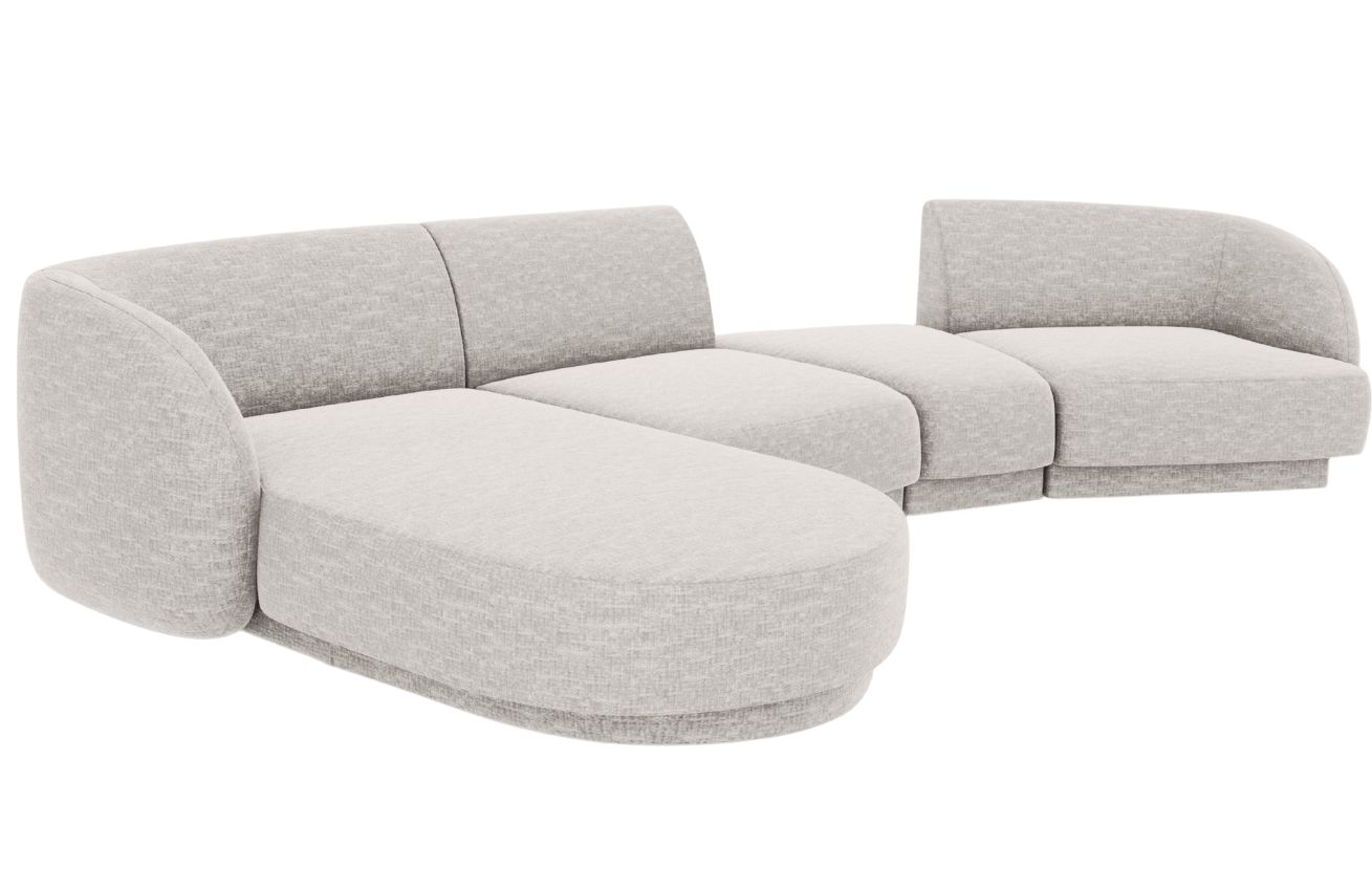 Micadoni Rohová pohovka Miley 325 cm, levá