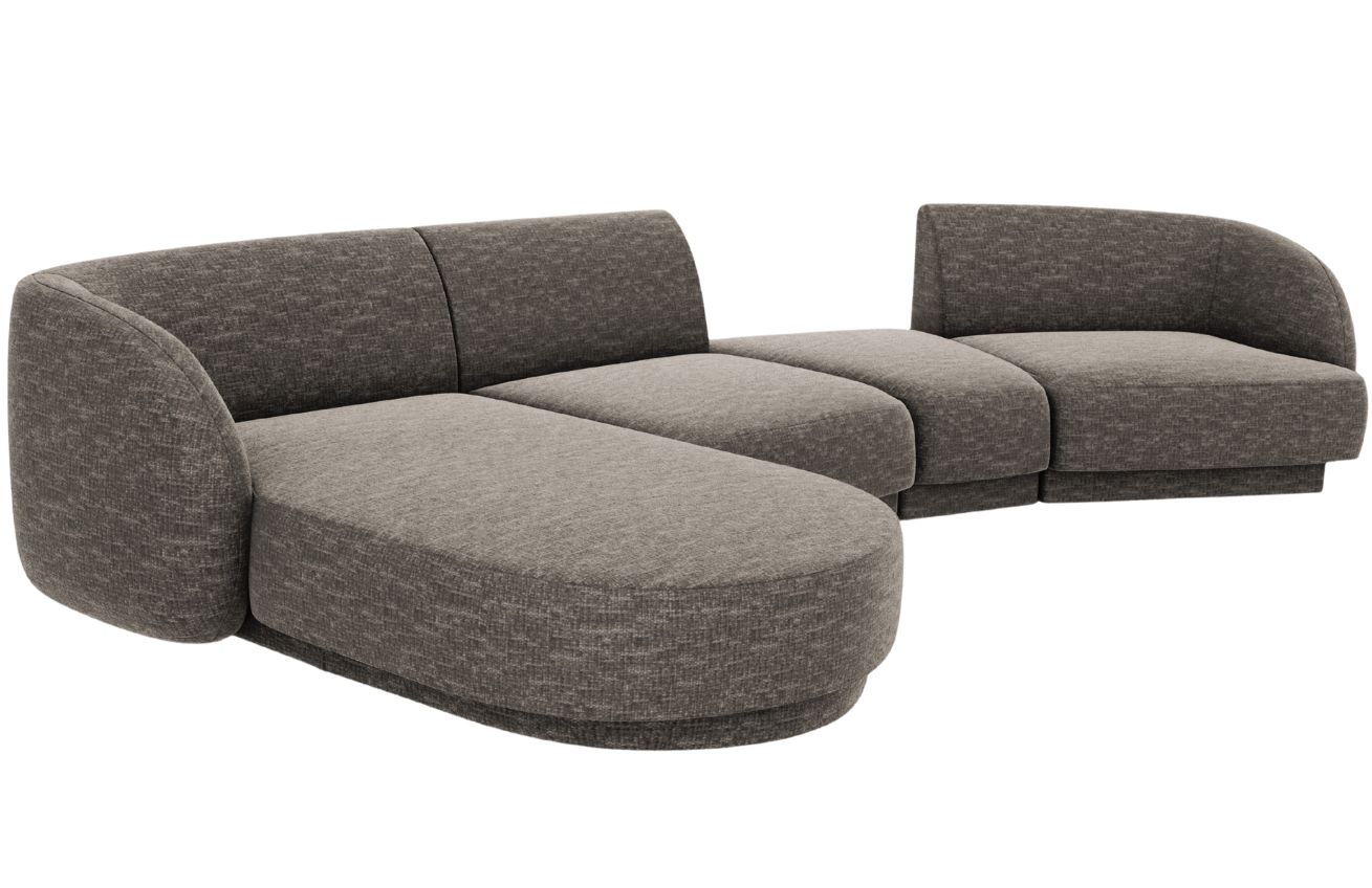 Micadoni Rohová pohovka Miley 325 cm, levá